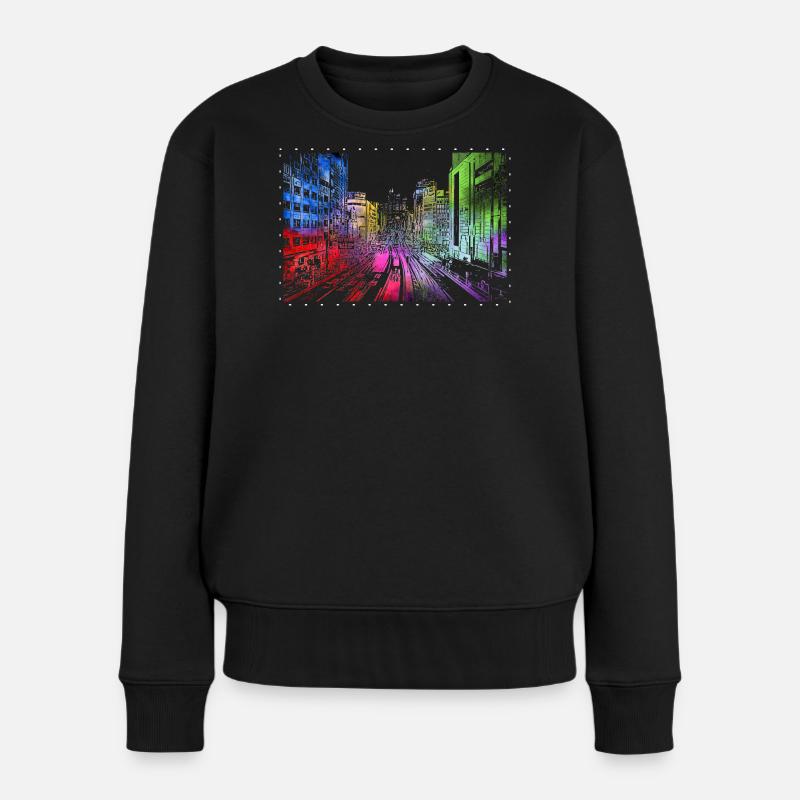 TOKYO - Pull Premium bio Femme - noir