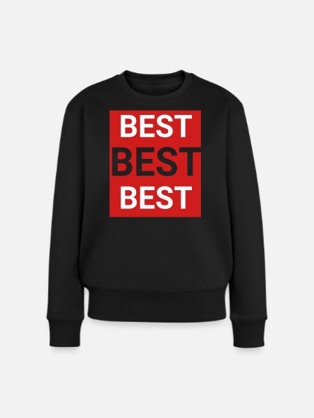 Bester - Frauen Premium Bio Pullover - Schwarz