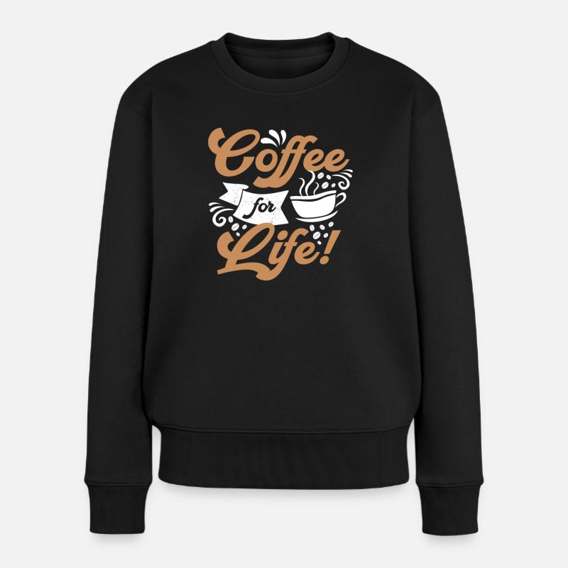 Café pour la vie - Pull Premium bio Femme - noir