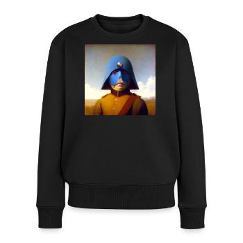 Surreal 10 - Frauen Premium Bio Pullover - Schwarz - Vorne - Julia (174cm)