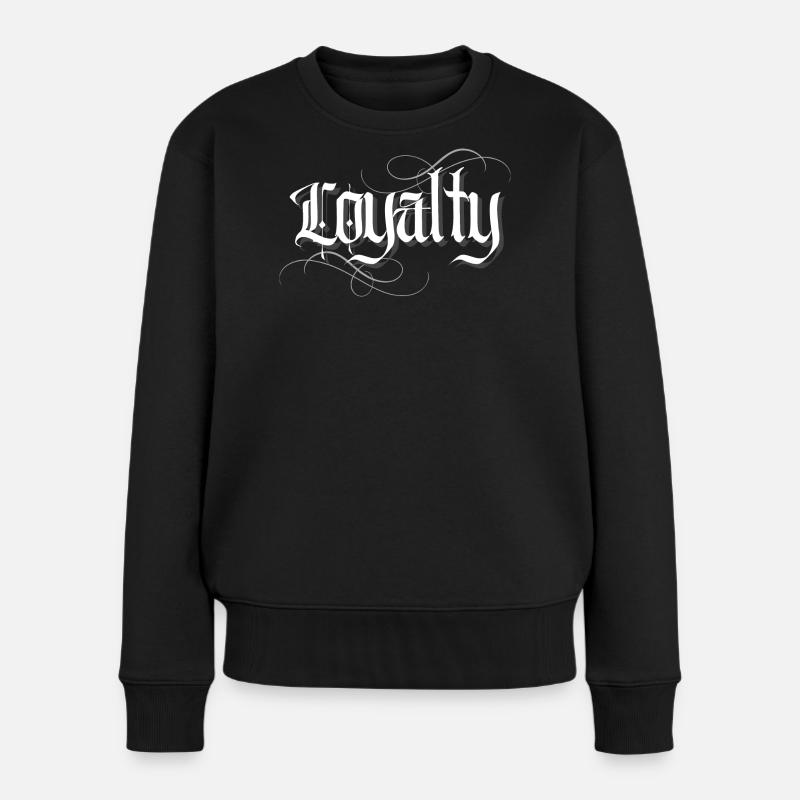Loyalty - Frauen Premium Bio Pullover - Schwarz