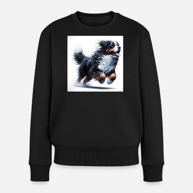 Bouvier bernois - Pull Premium bio Femme - noir