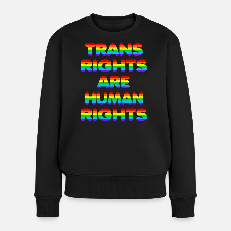 Droits des trans pour la Journée de la rue Christopher de la CSD - Pull Premium bio Femme - noir