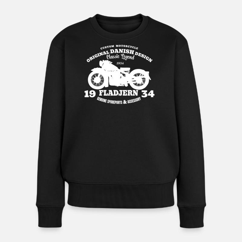 Dänisches Motorrad 1934 Nimbus - Frauen Premium Bio Pullover - Schwarz