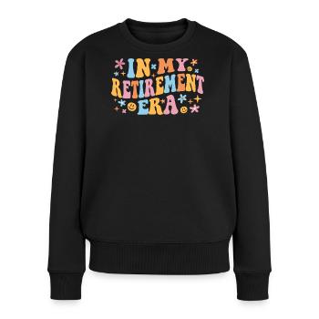 In My Retirement Era I - Women's Premium Organic Jumper - black - Front - Julia (174cm)