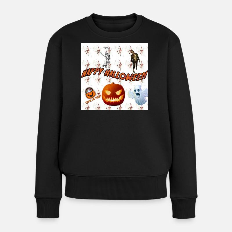 Joyeux Halloween Version 3 - Pull Premium bio Femme - noir