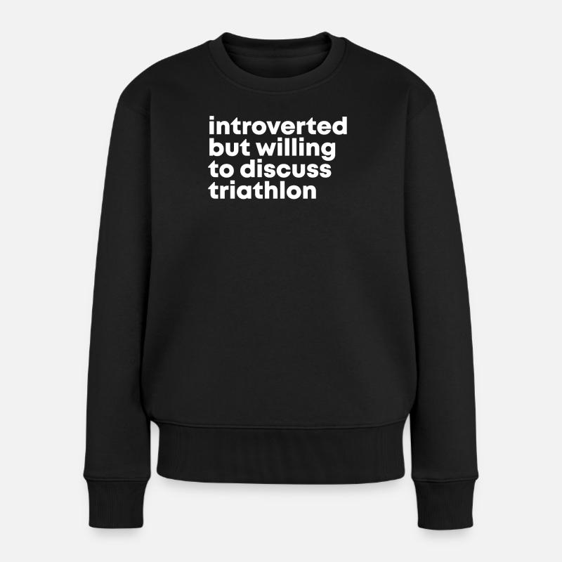 triathlon - Pull Premium bio Femme - noir