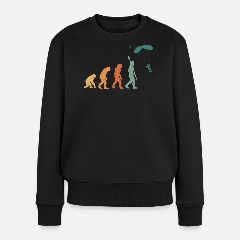 Parapente Evolution Retro - Pull Premium bio Femme - noir