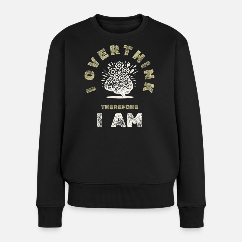 Explosion cérébrale Humour - Pull Premium bio Femme - noir