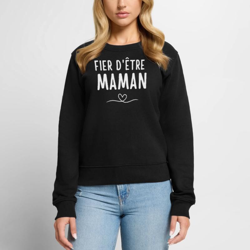 Stolz darauf, eine Mutter mit positiver Botschaft zu sein Frauen Premium Bio Pullover