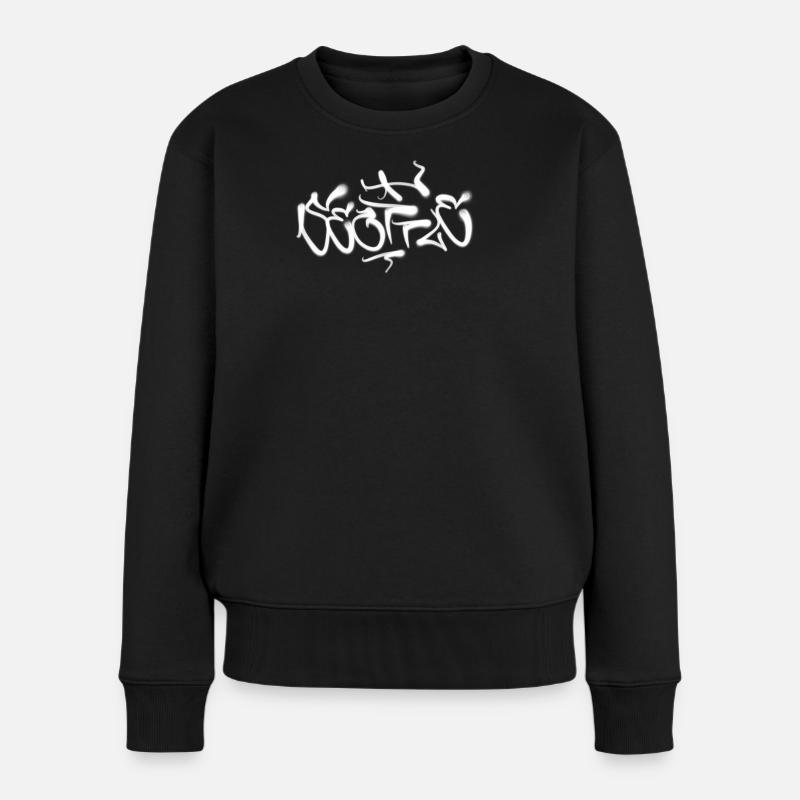 Graffiti Design Seattle Tagg - Pull Premium bio Femme - noir