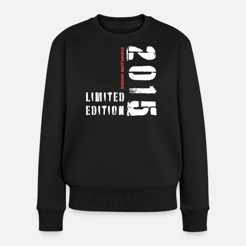 Limitierte Auflage 2015 – Unikat - Frauen Premium Bio Pullover - Schwarz