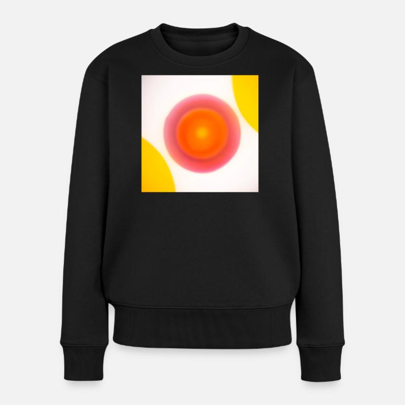 O_001 - Frauen Premium Bio Pullover - Schwarz