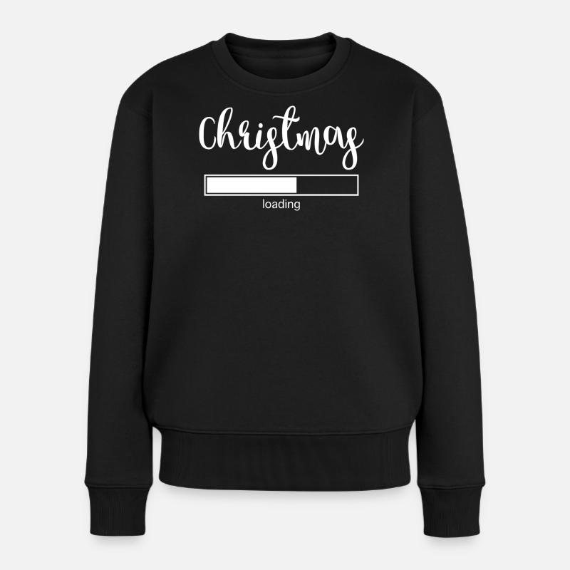 Christmas Loading - Women's Premium Organic Jumper - black