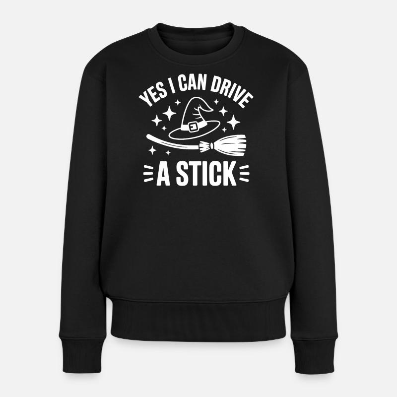 Yes I Can Drive A Stick - Pull Premium bio Femme - noir