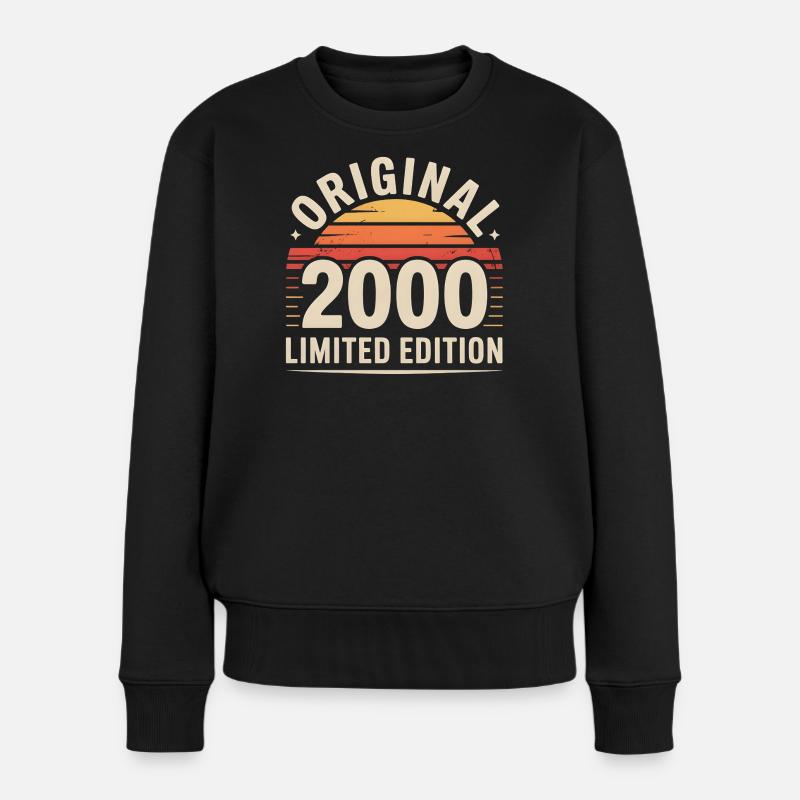 Original 2000 Edition Rétro Soleil - Pull Premium bio Femme - noir