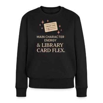 Booktok Fantasy Bookish Humor Geschenk Für - Frauen Premium Bio Pullover - Schwarz - Vorne - Julia (174cm)