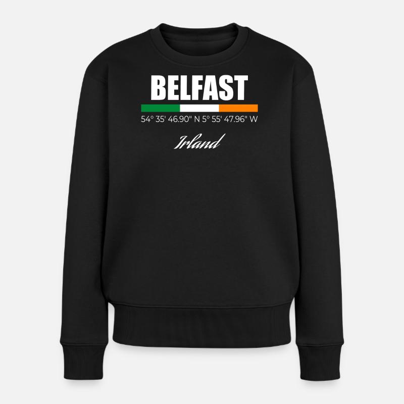 Belfast - Pull Premium bio Femme - noir