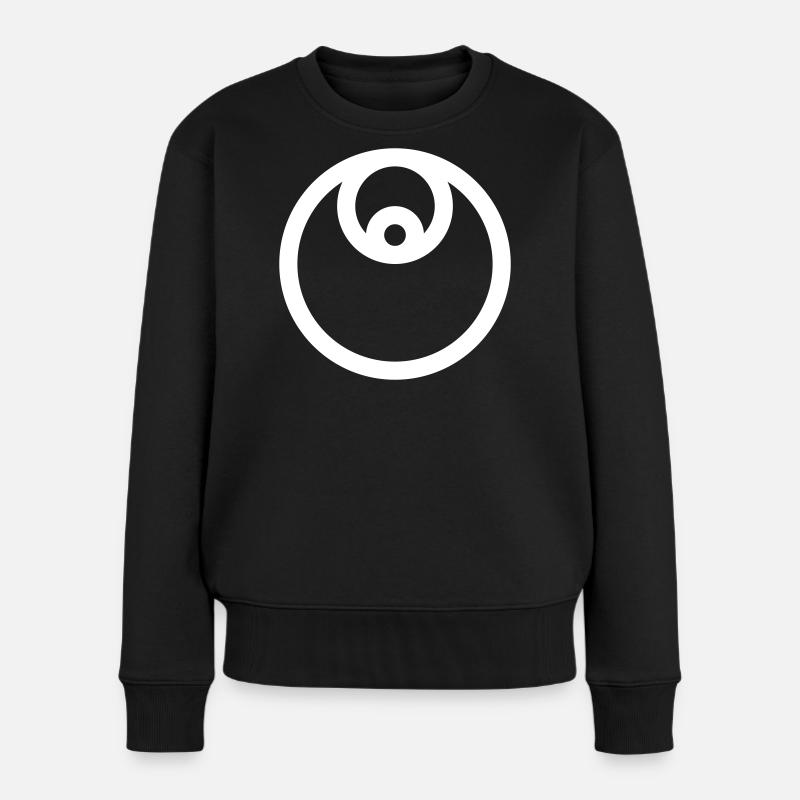 Emblème du cercle - Pull Premium bio Femme - noir