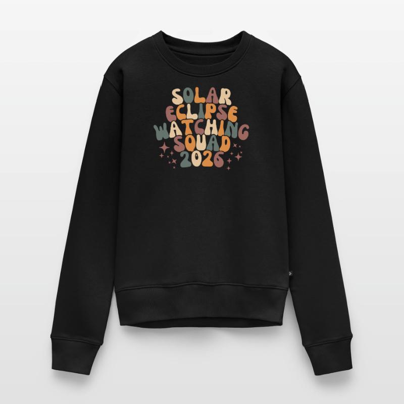 Sun Eclipse Retro Squad Women's Premium Organic Jumper