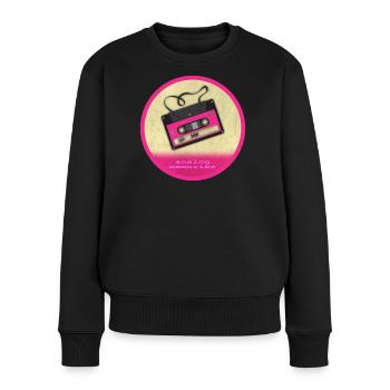 analog_memories - Women's Premium Organic Jumper - black - Front - Julia (174cm)