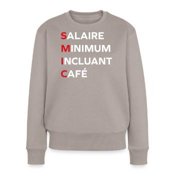 rsa - Pull Premium bio Femme - taupe - Devant - Julia (174cm)