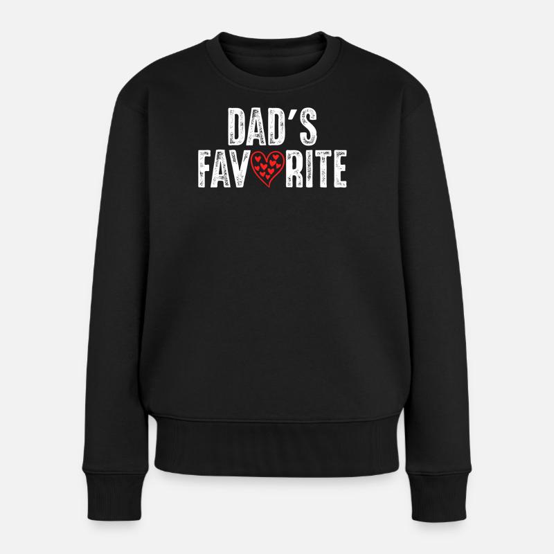Papas_Lieblings - Pull Premium bio Femme - noir