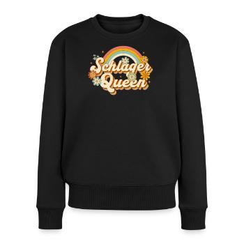 Schlager Queen 70s Party - Women's Premium Organic Jumper - black - Front - Julia (174cm)