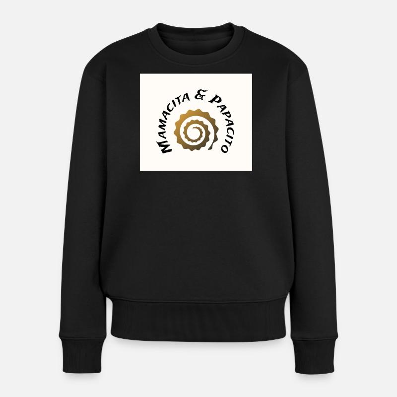 M&P-Logo - Frauen Premium Bio Pullover - Schwarz