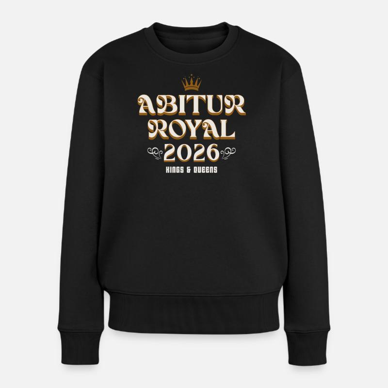 Abi 2ß26 - Abitur Rois et Reines Rois Rois et Reines - Pull Premium bio Femme - noir