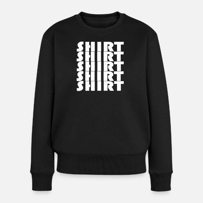 BAUHAUS SHIRT - Frauen Premium Bio Pullover - Schwarz