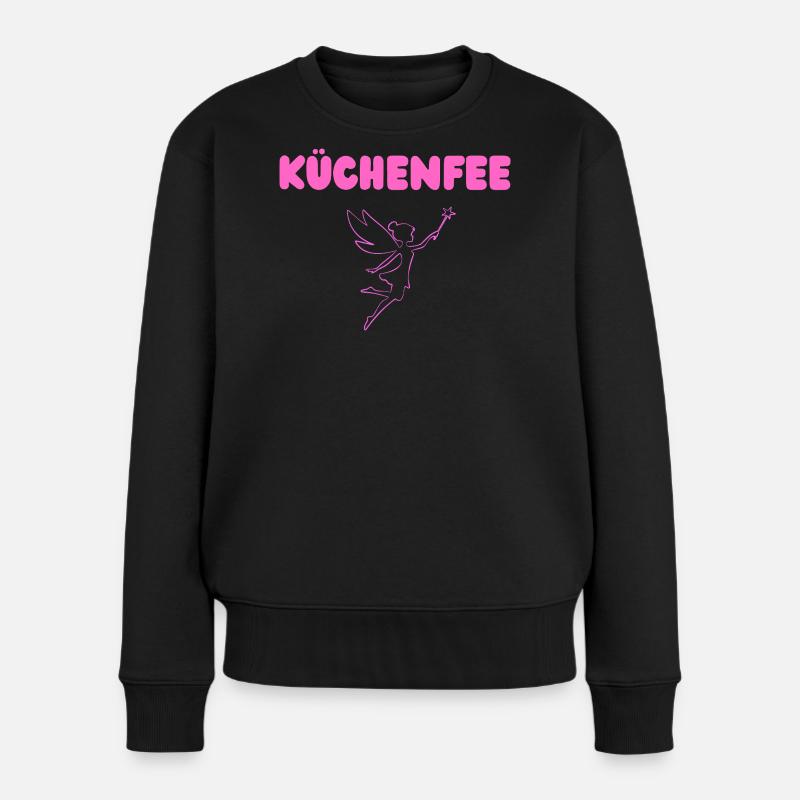 Fée de la Cuisine - Pull Premium bio Femme - noir