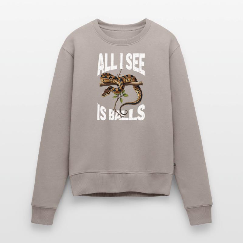 Python roi Serpents Amateurs de terrarium Python Pull Premium bio Femme