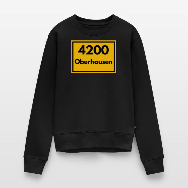 OLD POSTCODE POSTCODE RETRO 4200 OBERHAUSEN RUHR Women's Premium Organic Jumper