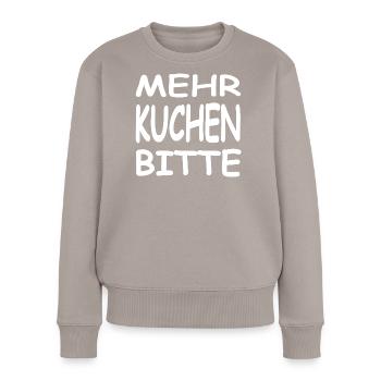 Gâteau - Pull Premium bio Femme - taupe - Devant - Julia (174cm)