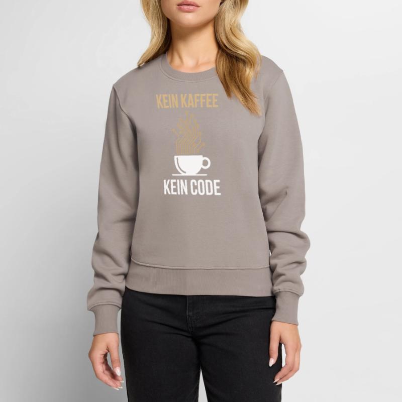 Kein Kaffee Kein Code Programmierer Informatiker Frauen Premium Bio Pullover