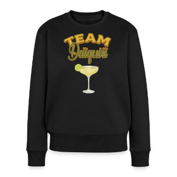 Équipe de cocktails de soirée de jeune fille Daiquiri - Pull Premium bio Femme - noir - Devant - Julia (174cm)