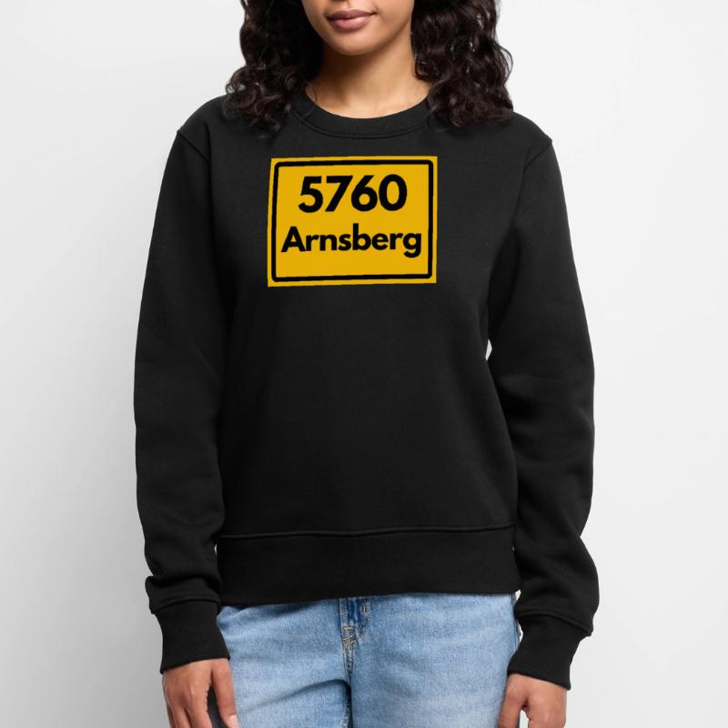 OLD POSTCODE POSTCODE RETRO 5760 ARNSBERG Women's Premium Organic Jumper