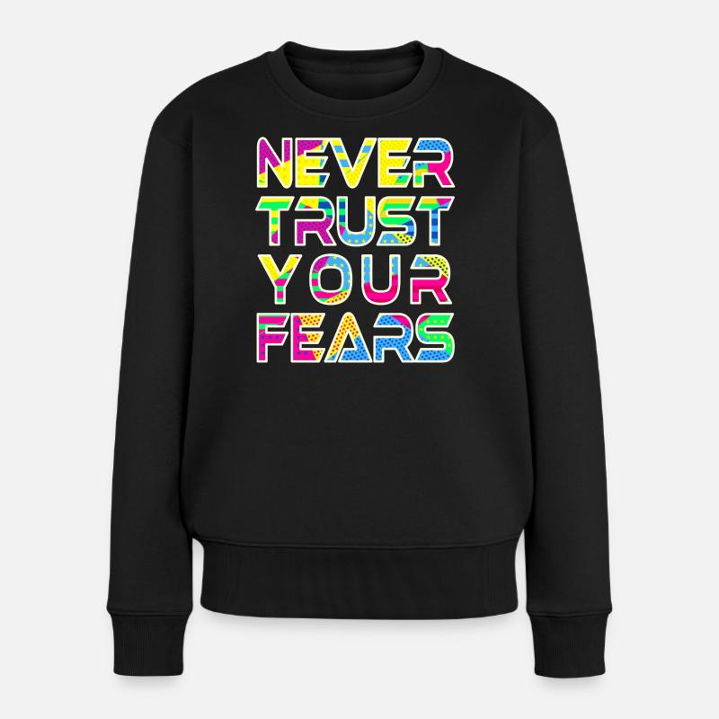 Never Fears W - Pull Premium bio Femme - noir