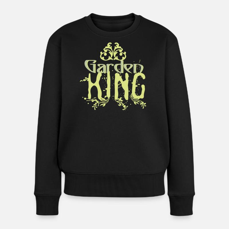 Garden_King - Frauen Premium Bio Pullover - Schwarz
