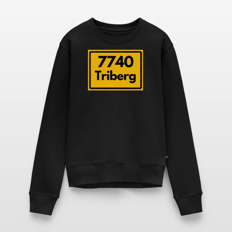 OLD POSTCODE ZIP CODE RETRO 7740 TRIBERG HEIMAT Women's Premium Organic Jumper