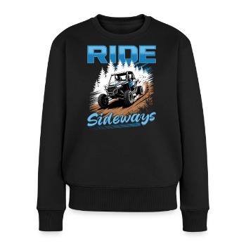 UTV Off Road 4 Wheeler Side by side - Frauen Premium Bio Pullover - Schwarz - Vorne - Julia (174cm)