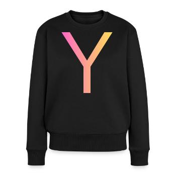 Y - Women's Premium Organic Jumper - black - Front - Julia (174cm)