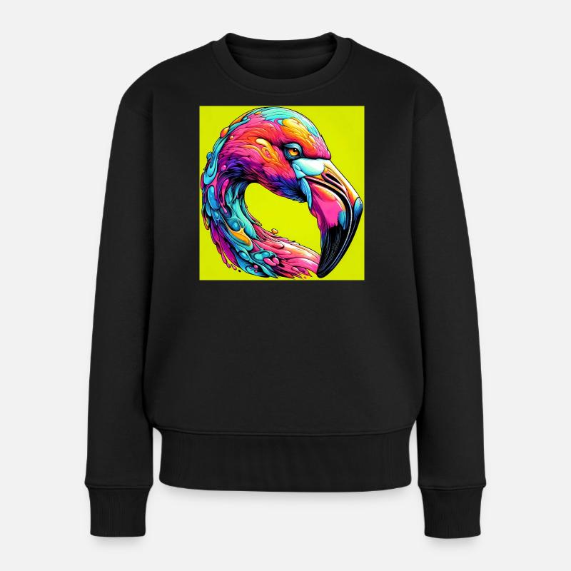Flamant - Pull Premium bio Femme - noir