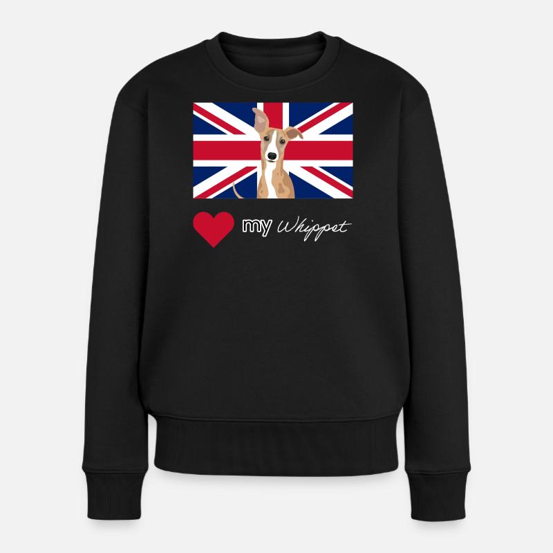 LUVMYWHIPPET (Blanc) - Pull Premium bio Femme - noir