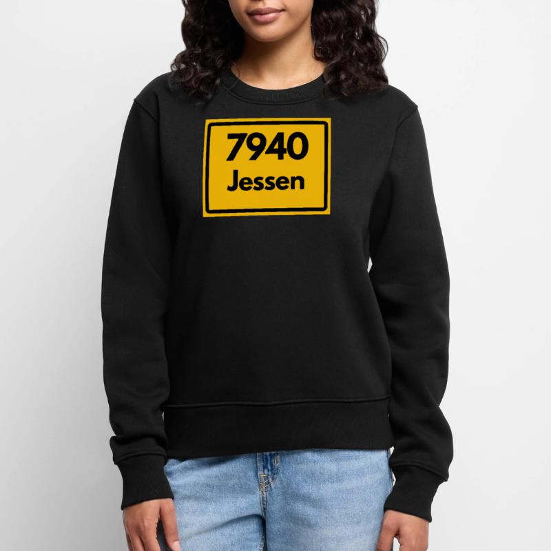 OLD POSTCODE ZIP CODE, SAXONY-ANHALT 7940 JESSEN Women's Premium Organic Jumper