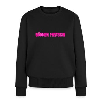 Berner Mädchen - Frauen Premium Bio Pullover - Schwarz - Vorne - Julia (174cm)