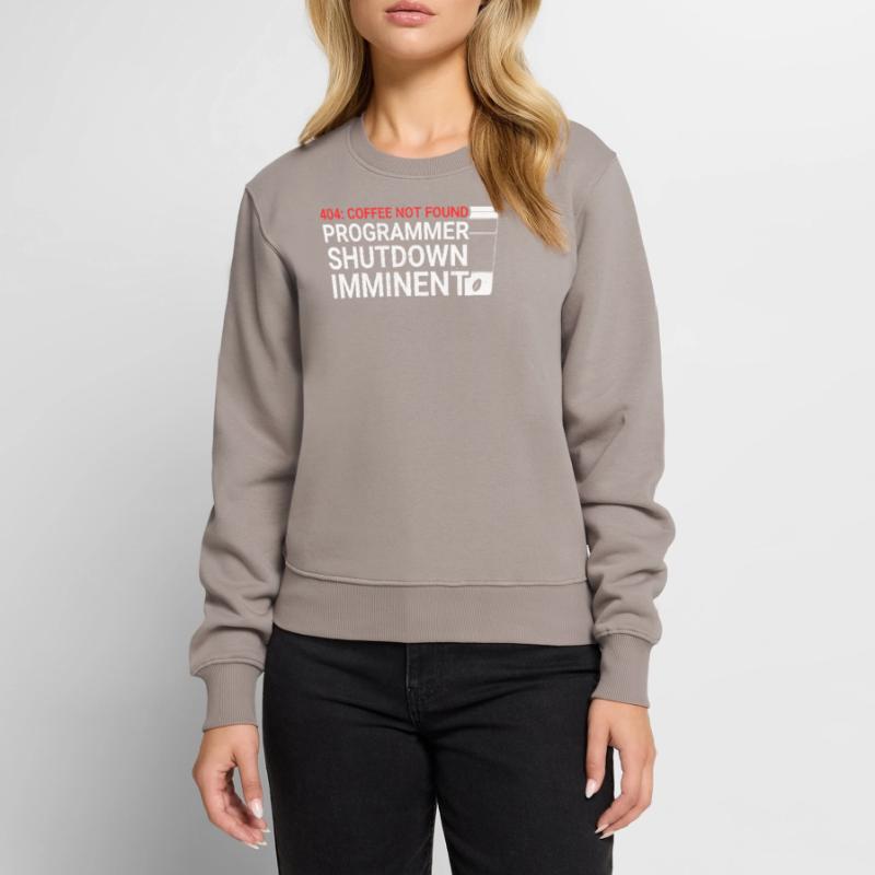 Programmers generate code from coffee Women's Premium Organic Jumper