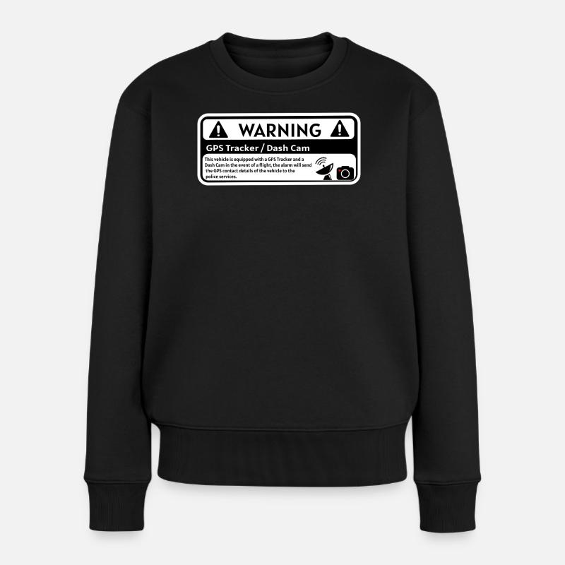 DashCam GPS-Warnung - Frauen Premium Bio Pullover - Schwarz