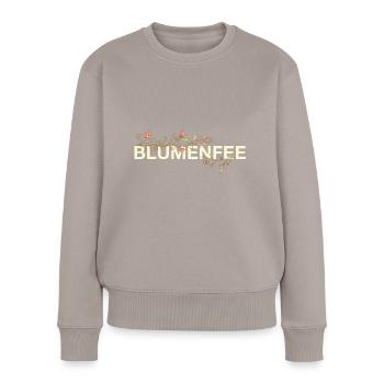 Floristin - Frauen Premium Bio Pullover - Taupe - Vorne - Julia (174cm)